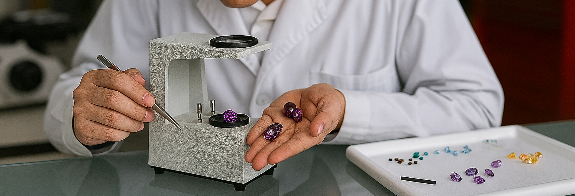 Edelsteinpolarimeter